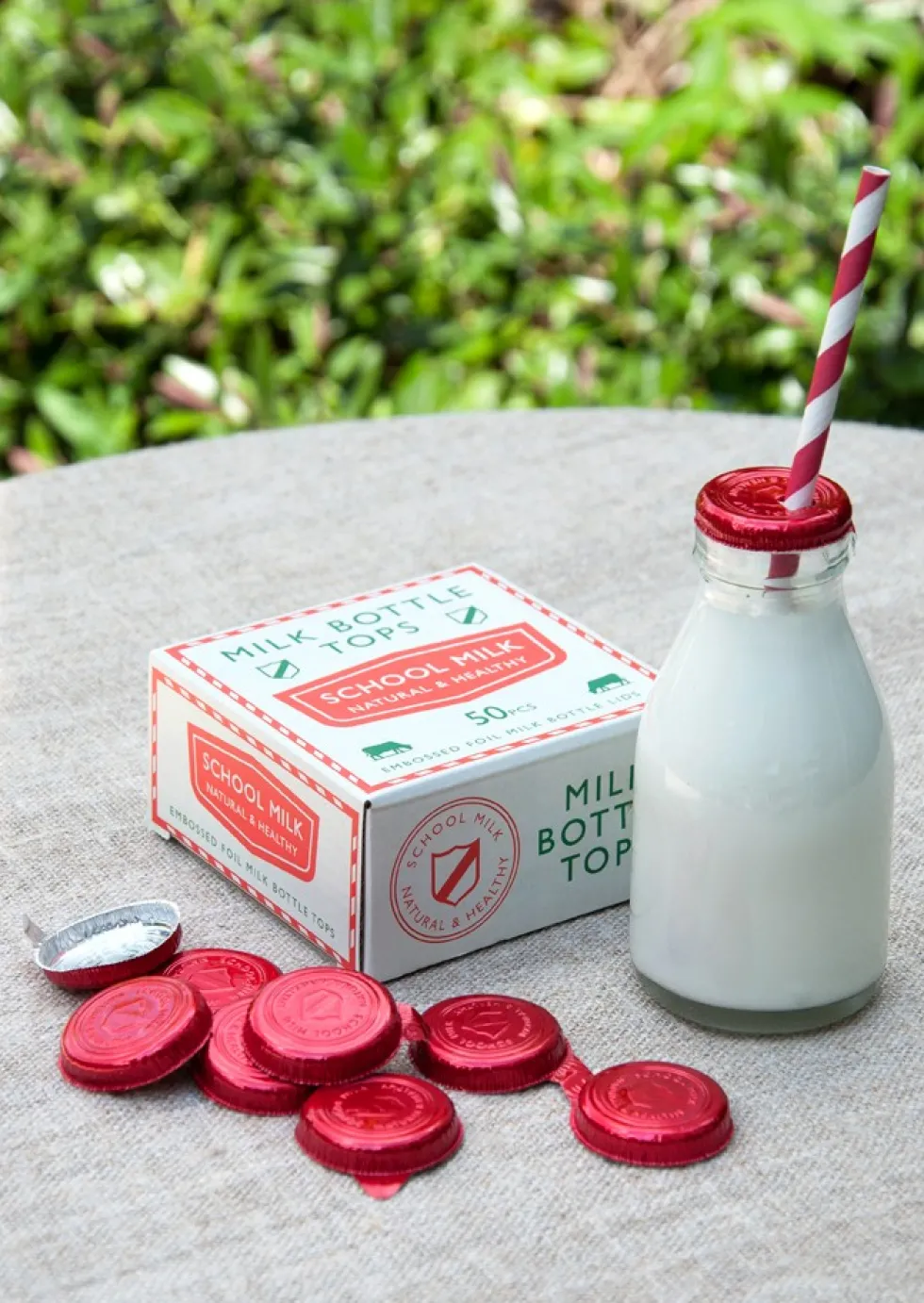 Set de 50 tapitas para botellitas de leche
