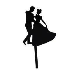 Set de 8 Toppers Pareja Bailando