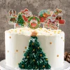 Set de 48 Toppers Surtidos de Navidad 6 cm - Dekora