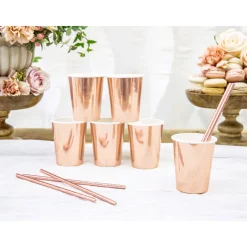Set de 6 Vasos Rose Gold