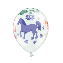 Set 6 Globos Animales Granja 30 cm