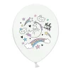 Set 50 Globos Blancos Unicornio