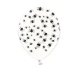Set 6 Globos Transparentes con Arañas 30 cm