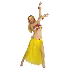 Set Hawaiana Color Amarillo 6 piezas