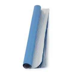 Set 3 Hojas de Aluminio Corrugado Azul Real