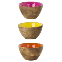 Set 3 Mini Bowls de Madera