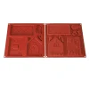 Set 2 Moldes de Silicona Gingerbread House