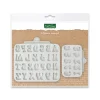Set 2 Moldes de Silicona Letras y Números Cookie