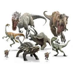 Set para decoración de Mesas Dulces Jurassic World 8 uds