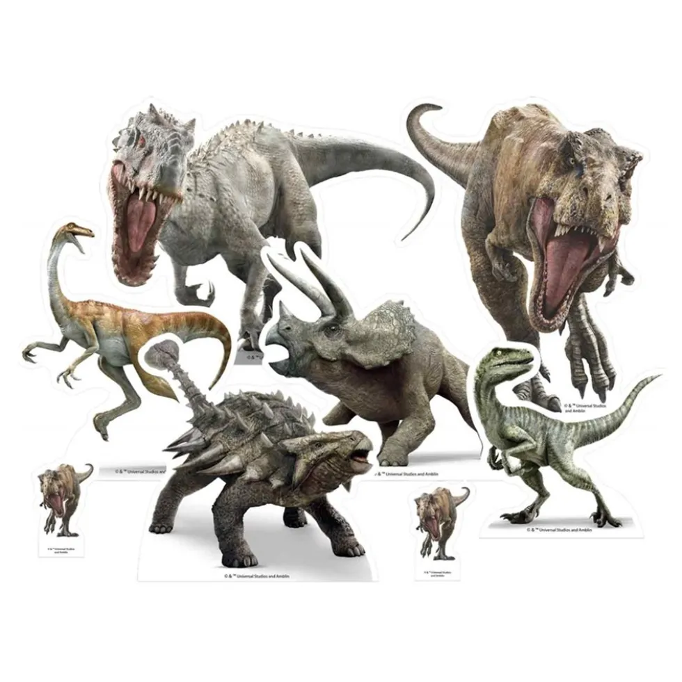 Set para decoración de Mesas Dulces Jurassic World 8 uds