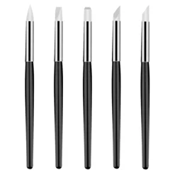 Set 5 Pinceles de Silicona para Modelar