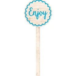 Set 12 Pinchos Enjoy Azul 13 cm