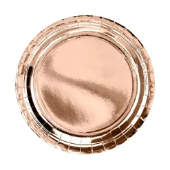 Set 6 Platos Rose Gold 23 cm