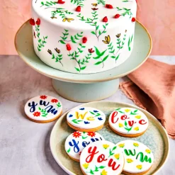 Set Rotuladores Comestibles Oro y Gris Plata - Funcakes