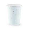 Set 6 Vasos Estrellas Azul Claro