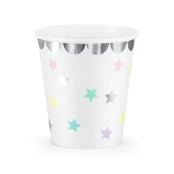Set 6 Vasos Estrellas de Unicornio