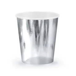Set 6 Vasos Plateados 180ml