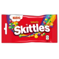 Skittles Frutas 38 g – Caramelos de Colores con Sabor Frutal
