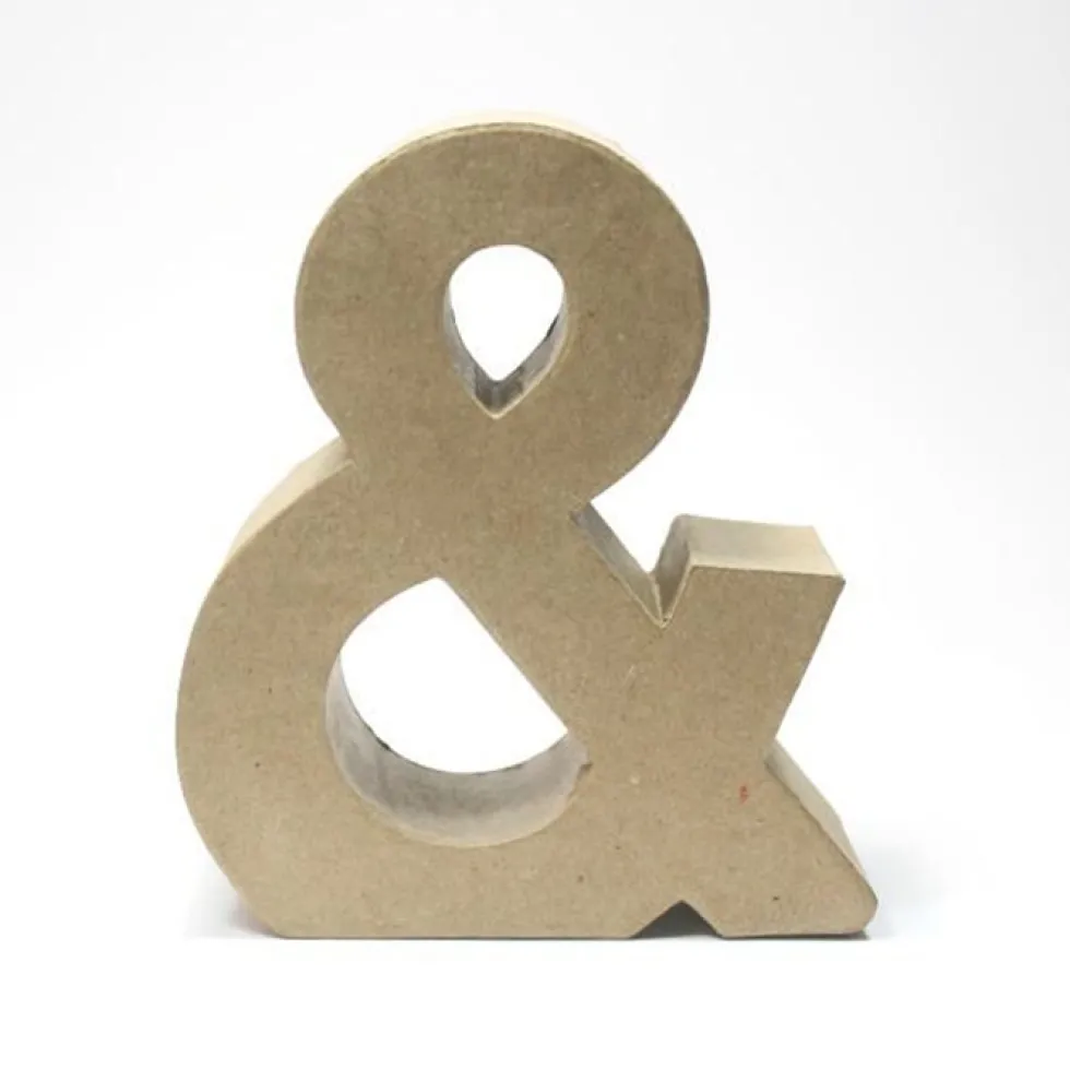 Símbolo & de Cartón 17cm
