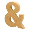 Símbolo de madera & (et) 12cm