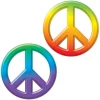 Símbolo Paz Hippie Colores