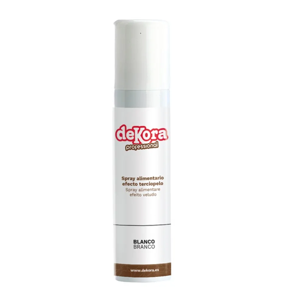 Spray Efecto Terciopelo Blanco 100 ml - Dekora