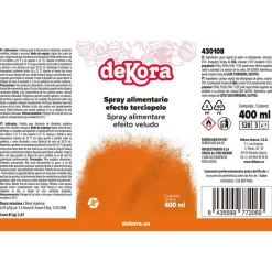 Spray Efecto Terciopelo Naranja 400 ml