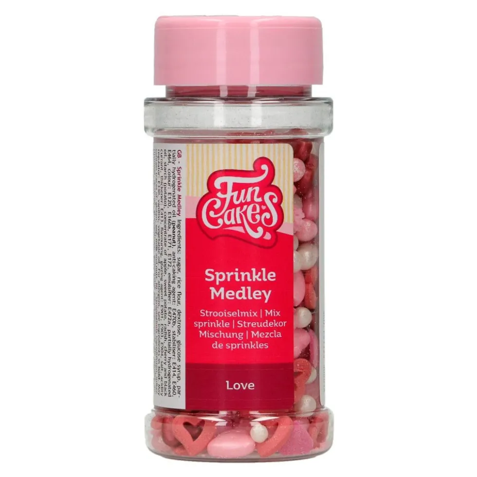 Sprinkes Love Medley de Azúcar 50 gr - FunCakes