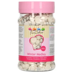 Sprinkles Blancos y Plateados Winter