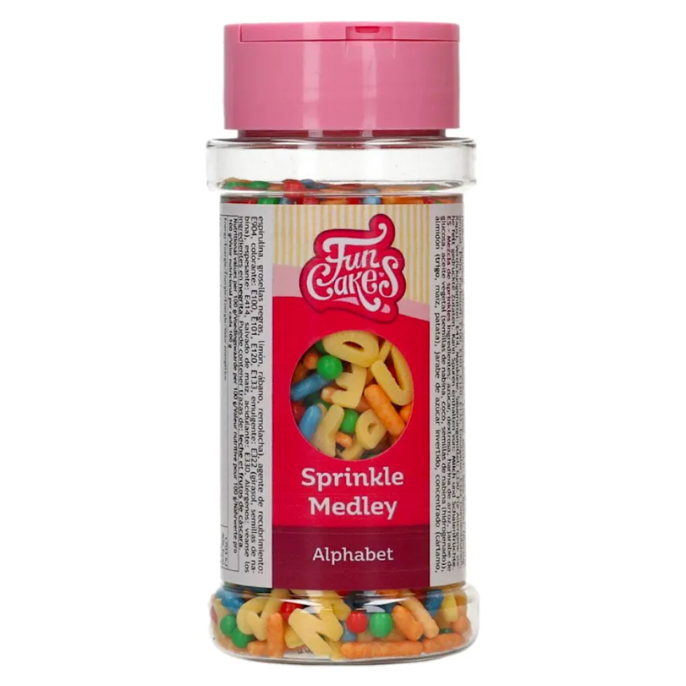 Sprinkles Confeti Alfabeto 65 gr - Funcakes