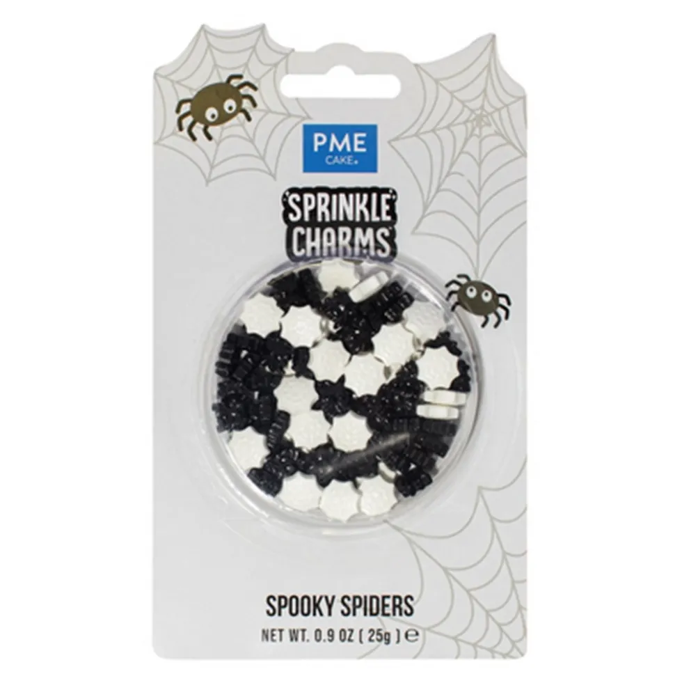 Sprinkles Decorativos Halloween Arañas 25 gr - PME
