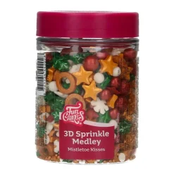 Sprinkles 3D Mistletoe Kisses 70 gr - Funcakes