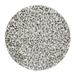 Sprinkles Granos de Arroz Plata Metalizado 80 gr - Funcakes