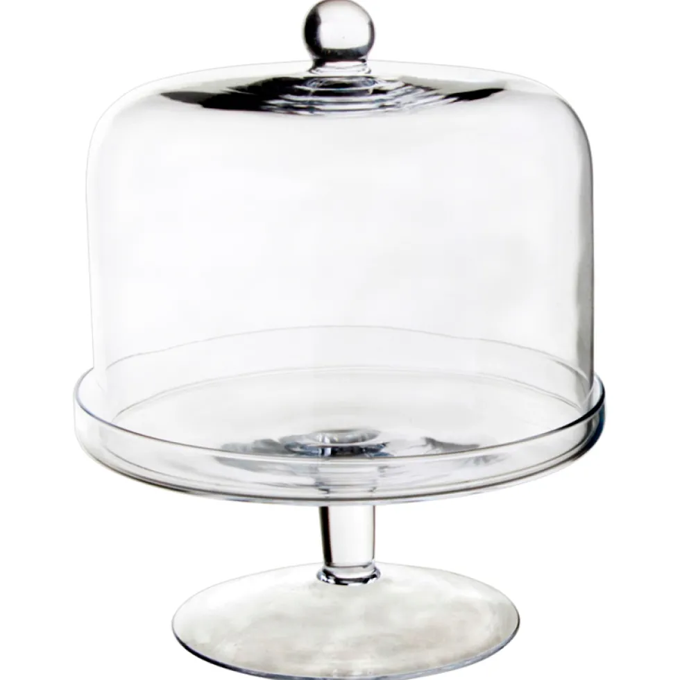 Stand de Cristal con Tapa 25 cm