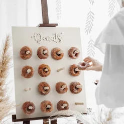 Stand para Donuts Madera Natural