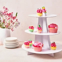 Stand para Dulces y Cupcakes​​​​​​​ Blanco