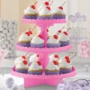 Stand para Dulces y Cupcakes Rosa Chicle