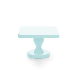 Stand para Tarta Candy Cuadrado Azul 20 cm