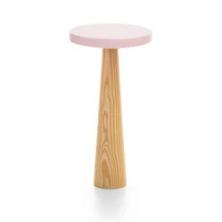 Stand para Tarta Natural Redondo Rosa de 15 cm