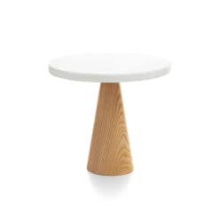 Stand para Tarta Natural Redondo Blanco de 25 cm