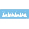 Stencil Bosque Navideño 18 cm
