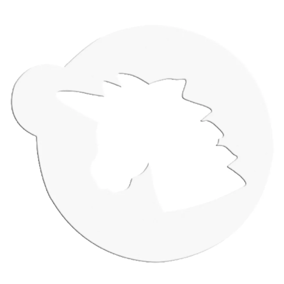 Stencil Cabeza de Unicornio