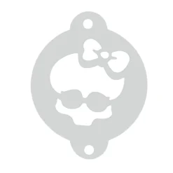 Stencil Calavera con Lazo