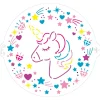 Stencil Decorativo para Tartas Unicornio