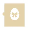 Stencil Huevo de Pascua con Lazo 5 cm