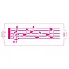 Stencil partitura 30cm