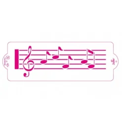 Stencil partitura 30cm