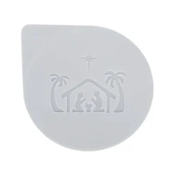 Stencil Plantilla para Decorar Belén Navideño 8 cm