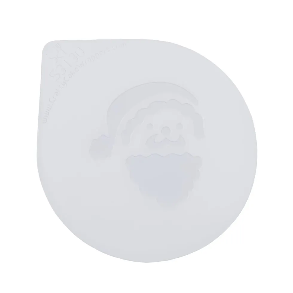 Stencil Plantilla para Decorar Papá Noel 8 cm