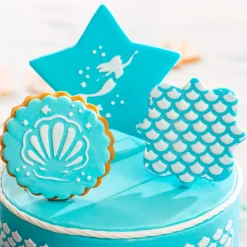Stencil Sirena para Tartas y Galletas